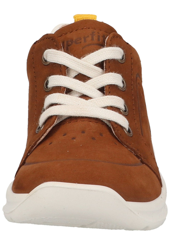 Superfit Halbschuhe Nubukleder Braun/Gelb