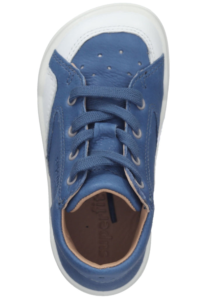 Halbschuhe Superfit Halbschuhe Nappaleder Blau/Weiß
