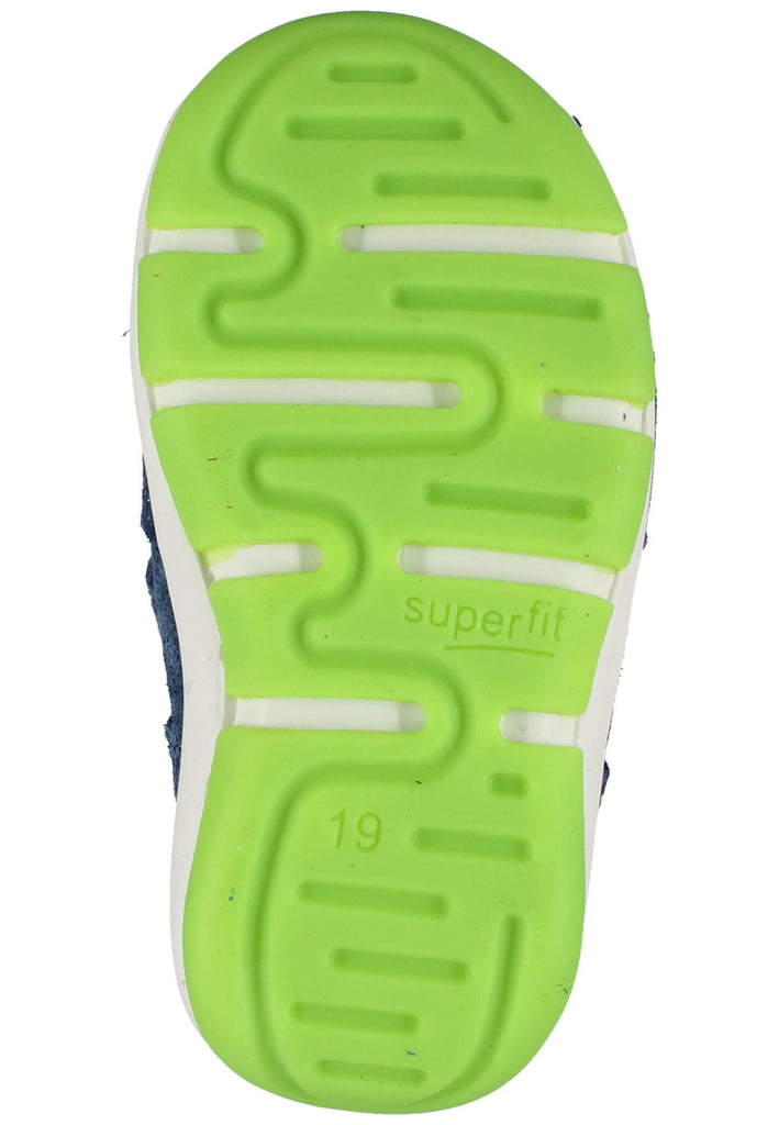 Halbschuhe Superfit Halbschuhe Veloursleder/Textil Blau/Grün