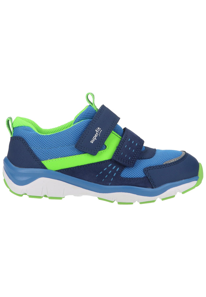 Superfit Halbschuhe Veloursleder Blau/Grün