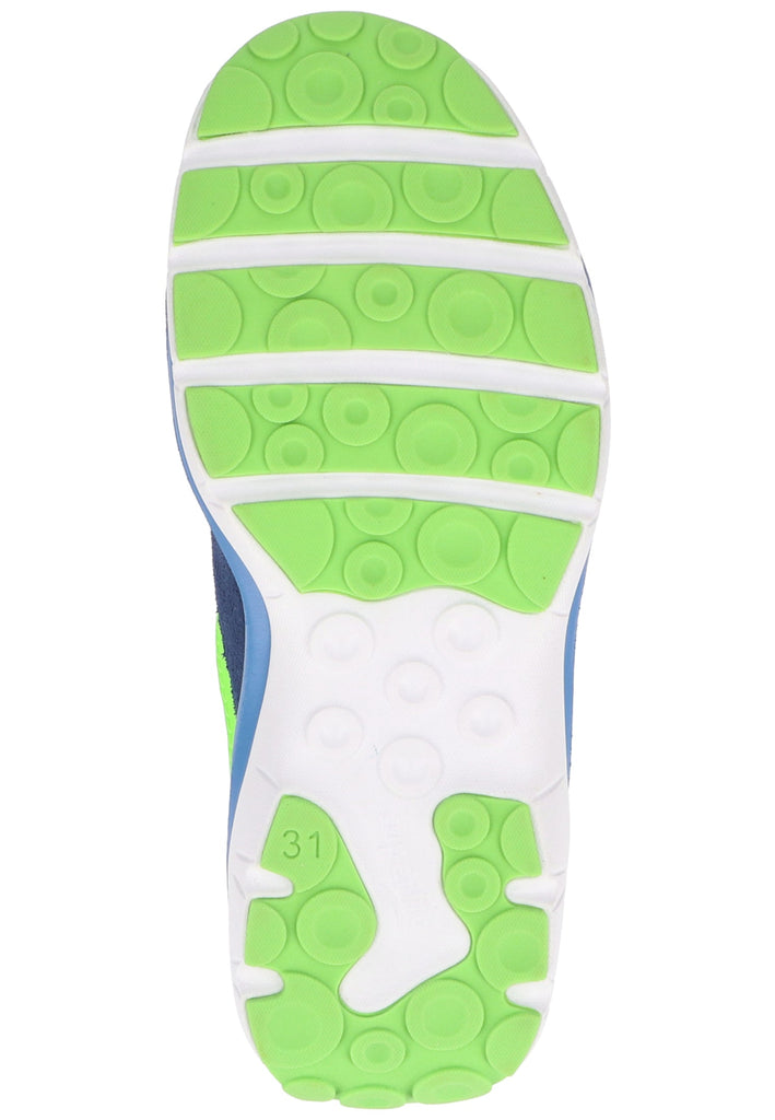 Superfit Halbschuhe Veloursleder Blau/Grün