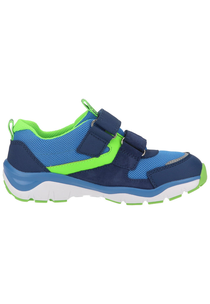Superfit Halbschuhe Veloursleder Blau/Grün