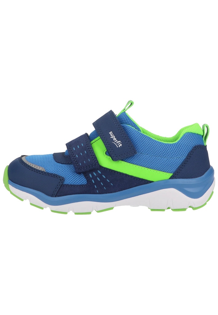 Superfit Halbschuhe Veloursleder Blau/Grün