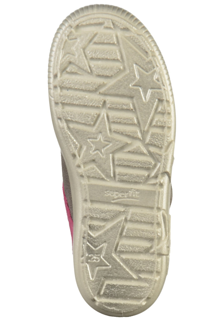 Superfit Halbschuhe Veloursleder Grau/Pink