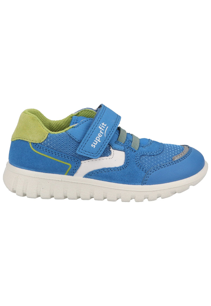Superfit Halbschuhe Veloursleder Grün/Blau