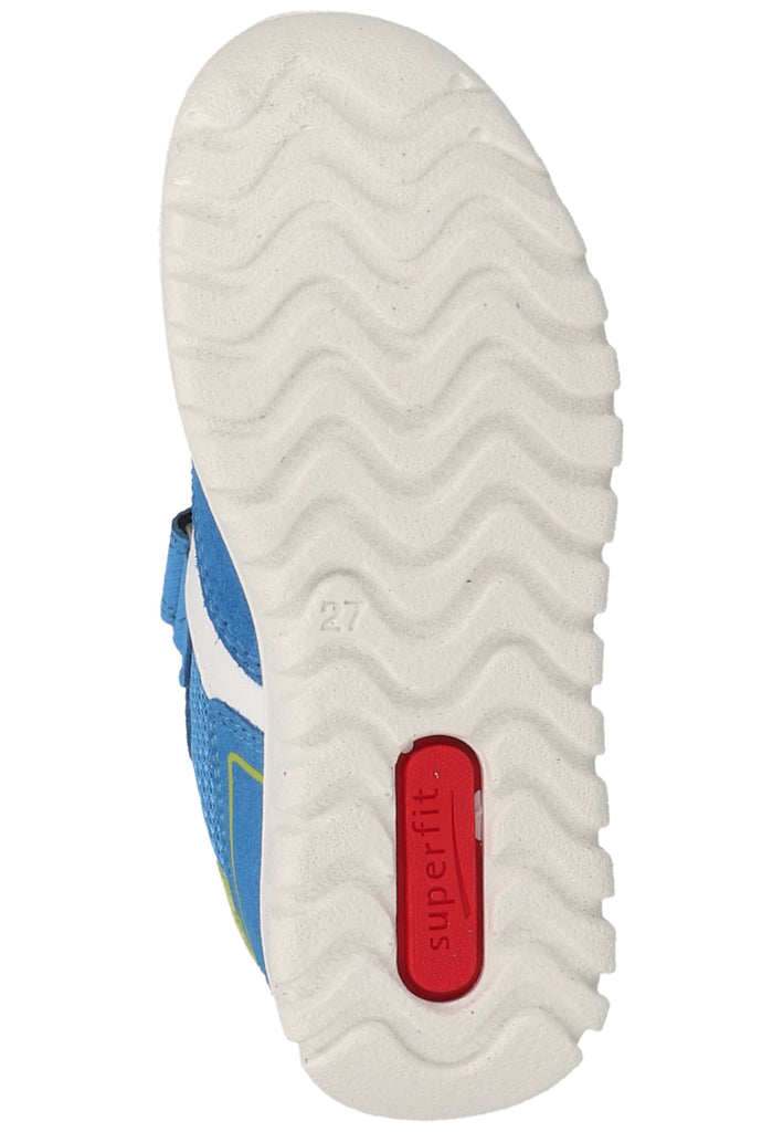 Superfit Halbschuhe Veloursleder Grün/Blau