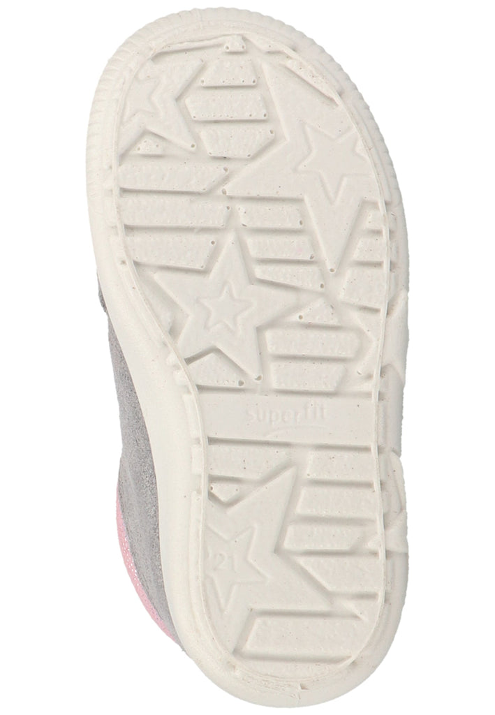 Superfit Halbschuhe Veloursleder Hellgrau