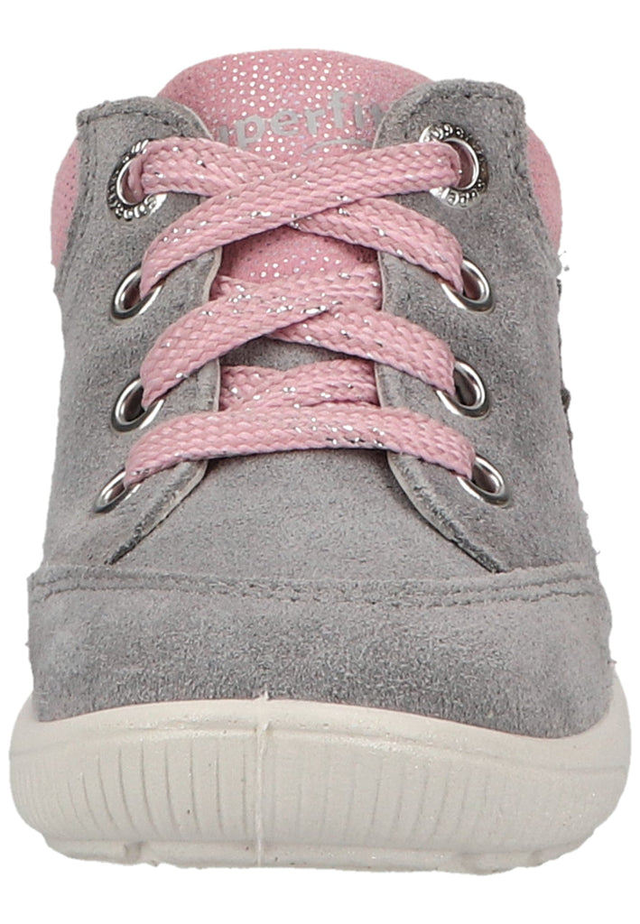 Superfit Halbschuhe Veloursleder Hellgrau