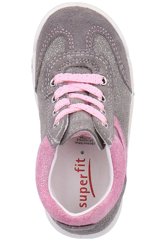 Superfit Halbschuhe Veloursleder Hellgrau