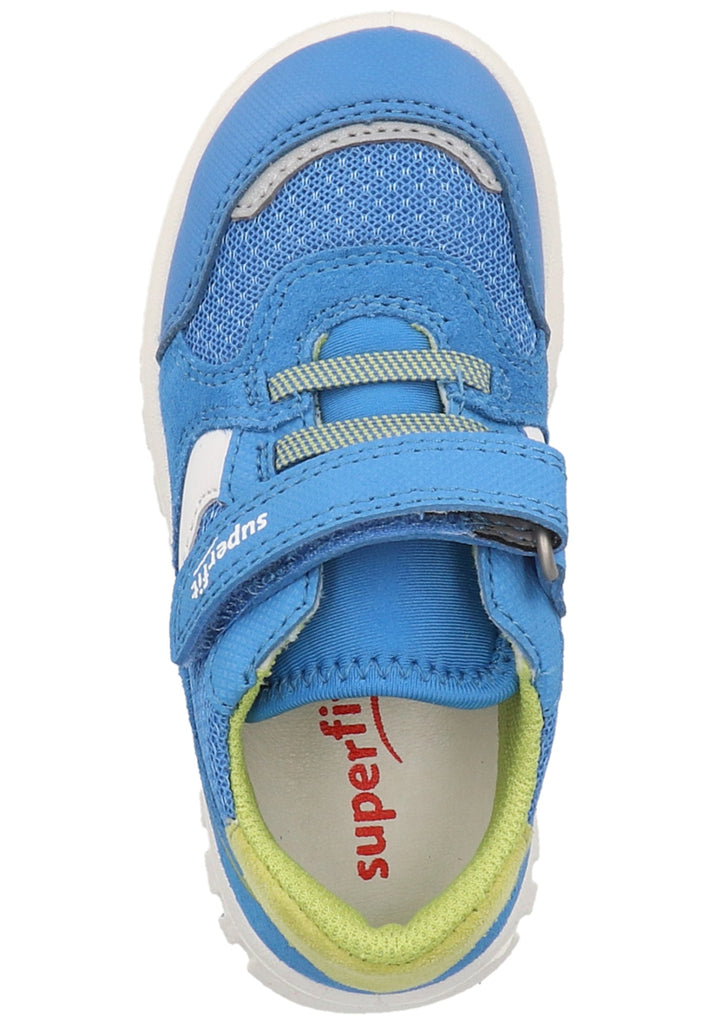Superfit Halbschuhe Veloursleder/Mesh Blau/Grau