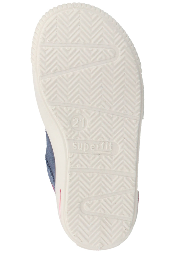 Superfit Halbschuhe Veloursleder/Textil Blau