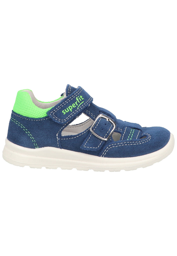 Superfit Halbschuhe Veloursleder/Textil Blau