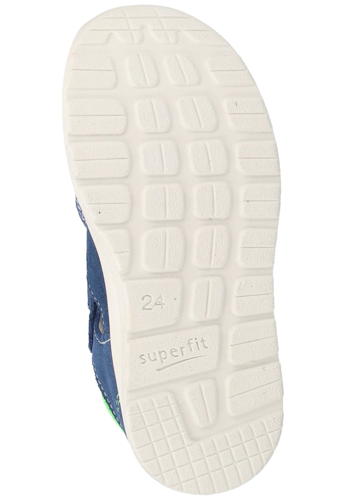 Superfit Halbschuhe Veloursleder/Textil Blau