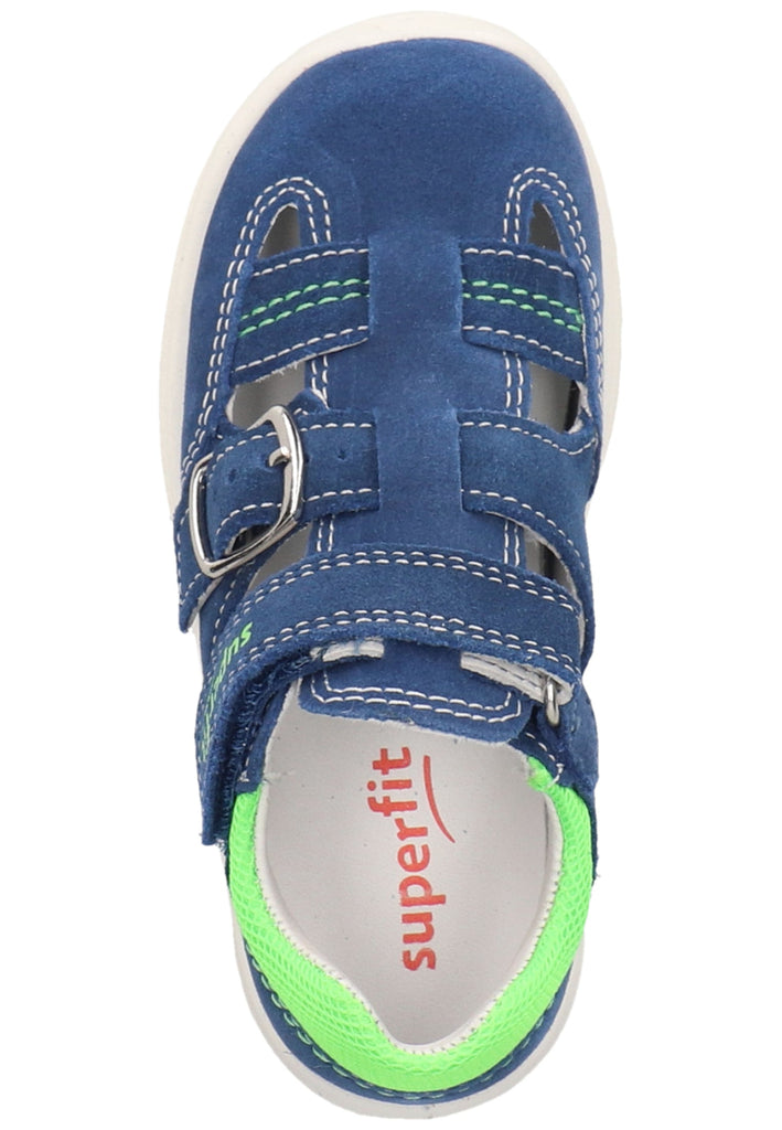 Superfit Halbschuhe Veloursleder/Textil Blau