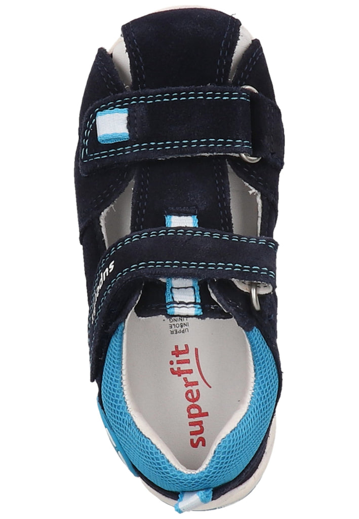 Superfit Halbschuhe Veloursleder/Textil Blau