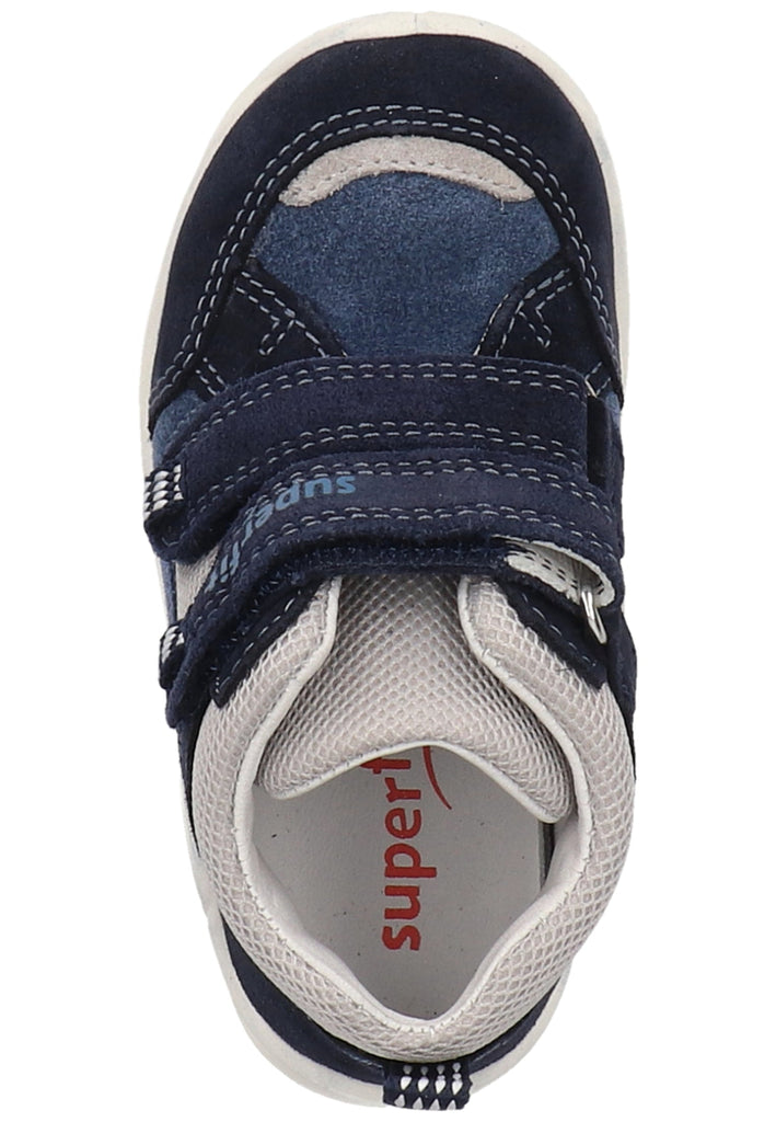 Superfit Halbschuhe Veloursleder/Textil Blau/Grau