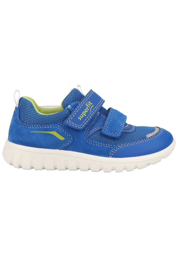 Superfit Halbschuhe Veloursleder/Textil Blau/Grün