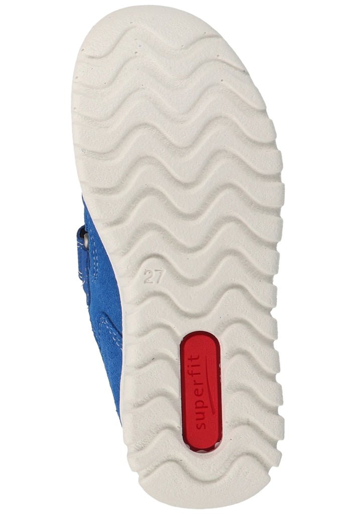 Superfit Halbschuhe Veloursleder/Textil Blau/Grün