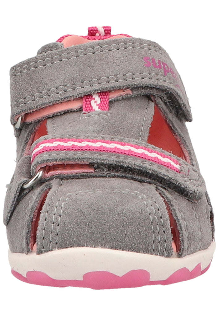 Superfit Halbschuhe Veloursleder/Textil Grau