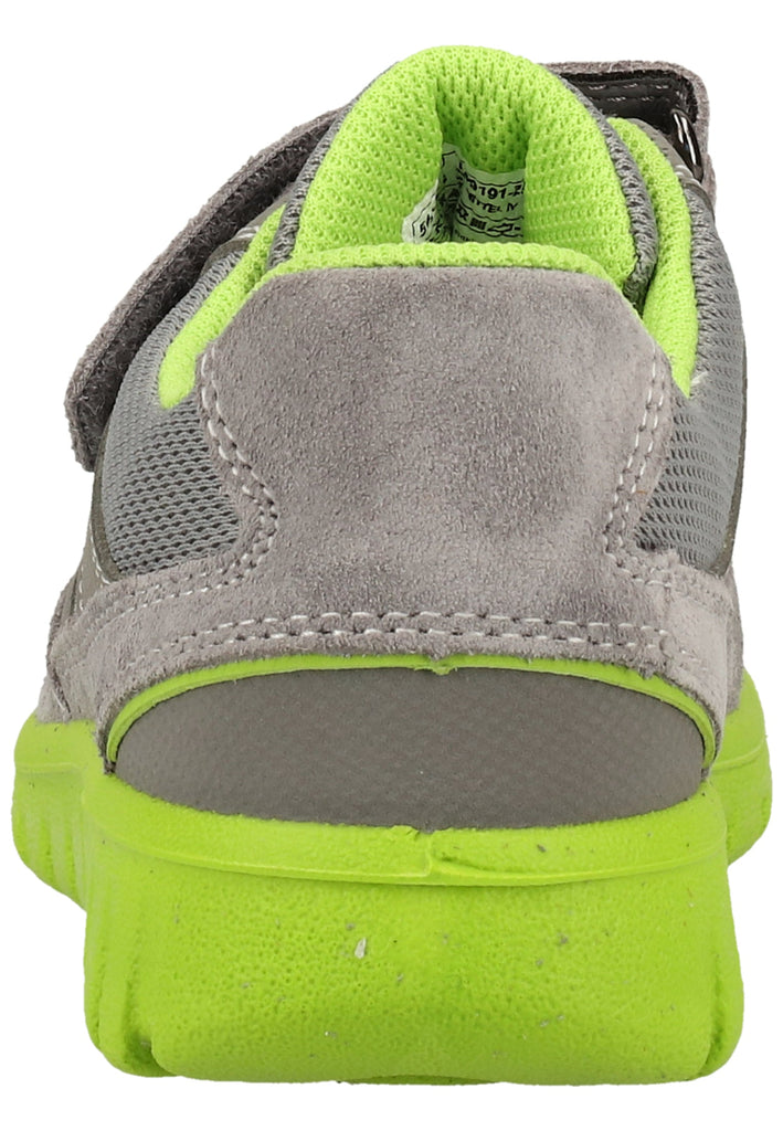 Superfit Halbschuhe Veloursleder/Textil Grau/Grün