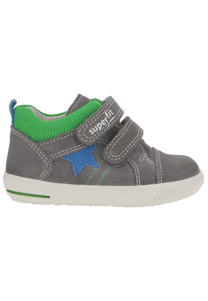 Superfit Halbschuhe Veloursleder/Textil Hellgrau