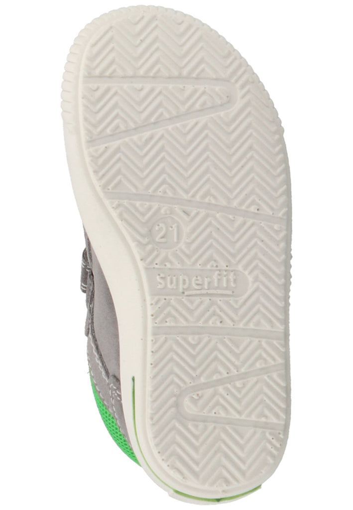 Superfit Halbschuhe Veloursleder/Textil Hellgrau