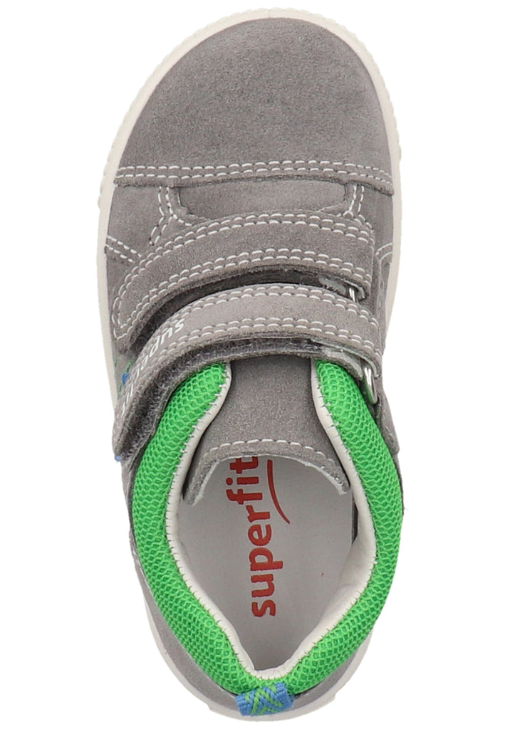 Superfit Halbschuhe Veloursleder/Textil Hellgrau