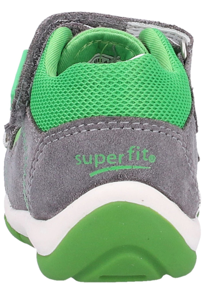 Superfit Halbschuhe Veloursleder/Textil Hellgrau