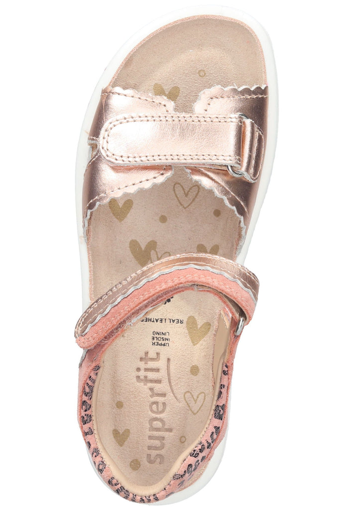 Superfit Sandalen Leder Beige/Rosa