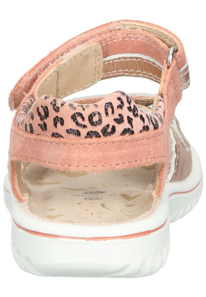 Superfit Sandalen Leder Beige/Rosa