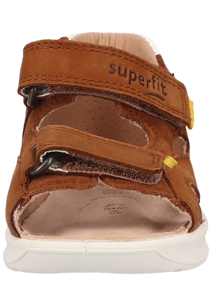 Superfit Sandalen Leder Braun/Gelb