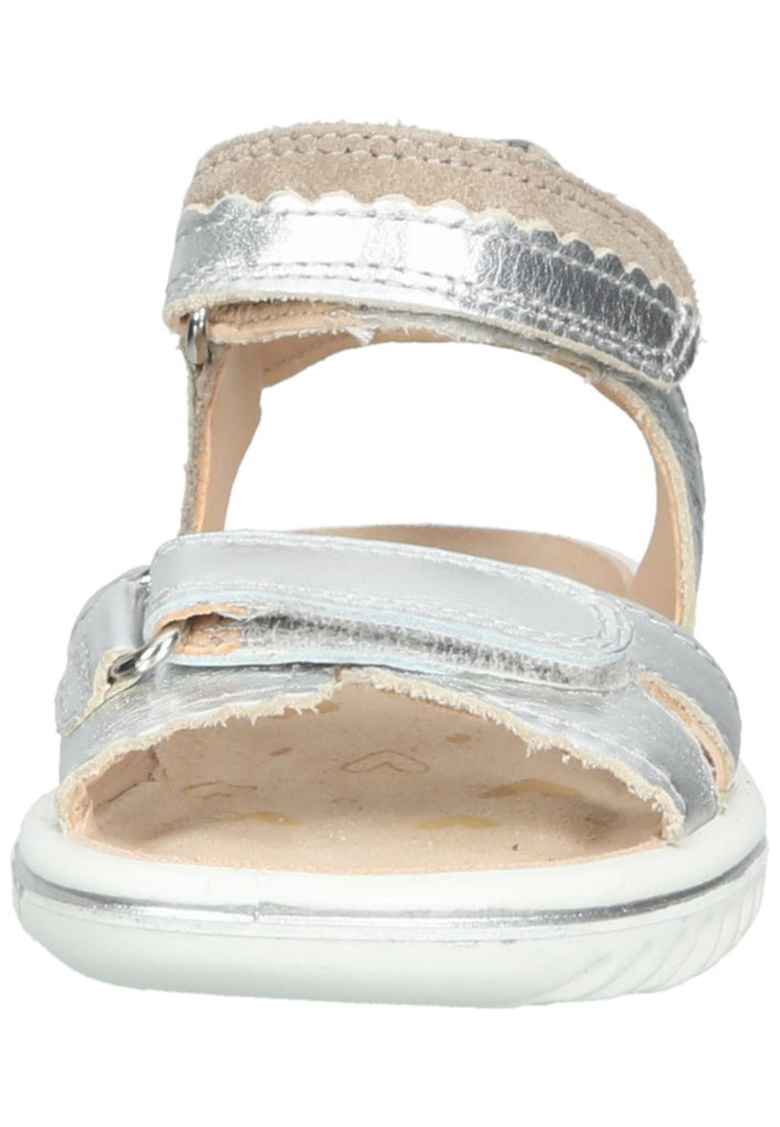 Superfit Sandalen Leder Silber/Beige
