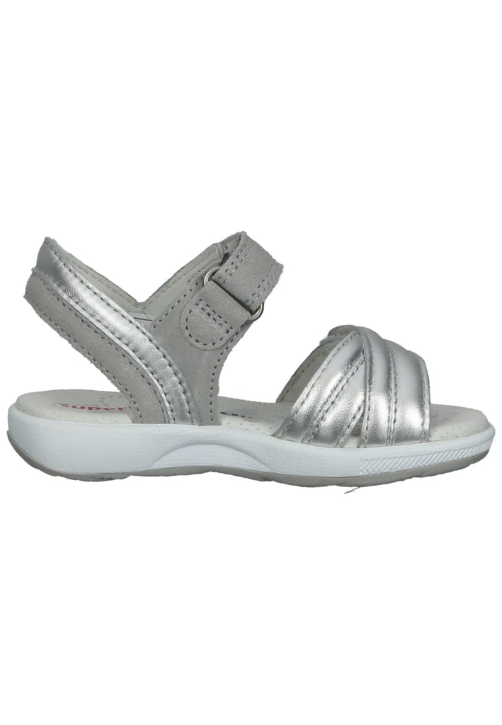 Superfit Sandalen Leder Silber/Grau
