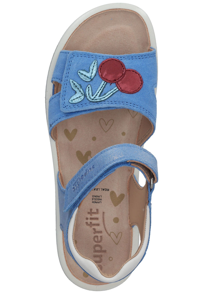 Sandalen Superfit Sandalen Leder Hellblau
