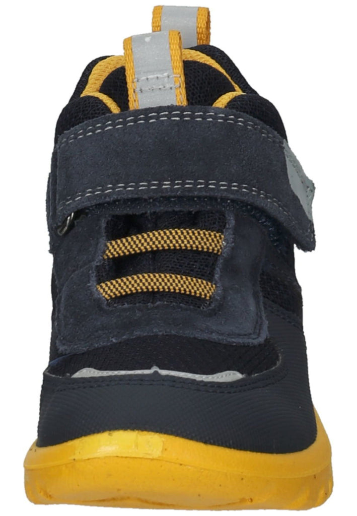 Superfit Sneaker Lederimitat/Textil Blau/Gelb