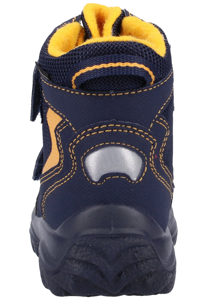 Superfit Stiefel Textil Blau/Gelb Warmfutter