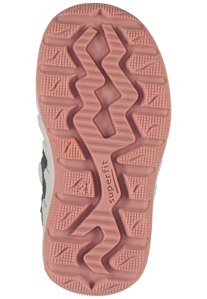 Superfit Stiefel Textil Grau/Rosa Warmfutter