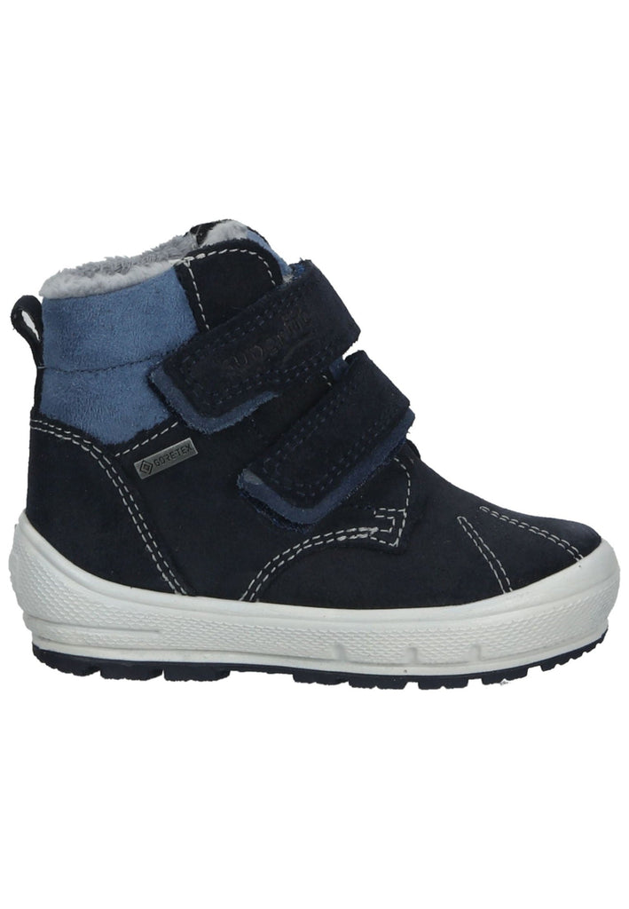 Superfit Stiefel Veloursleder Blau Warmfutter