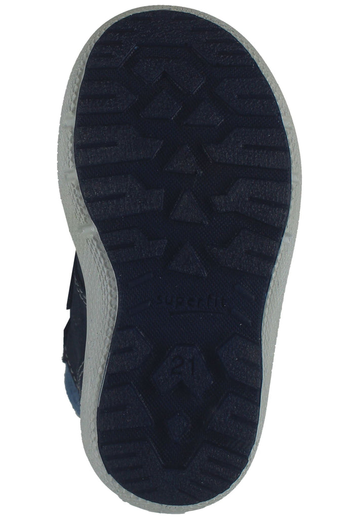 Superfit Stiefel Veloursleder Blau Warmfutter