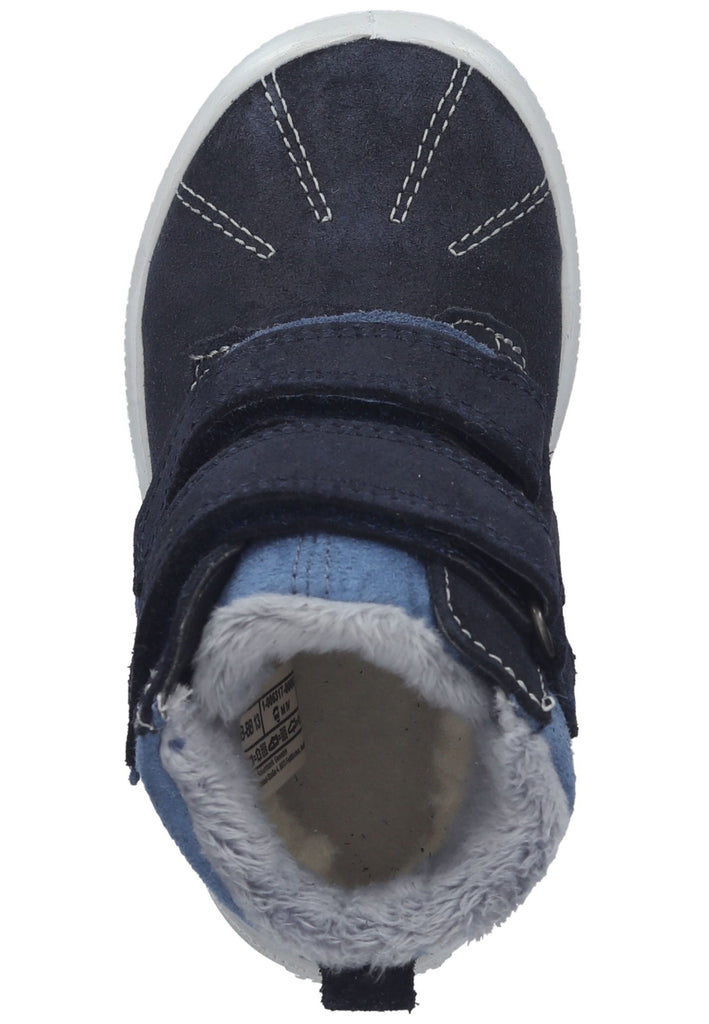 Superfit Stiefel Veloursleder Blau Warmfutter