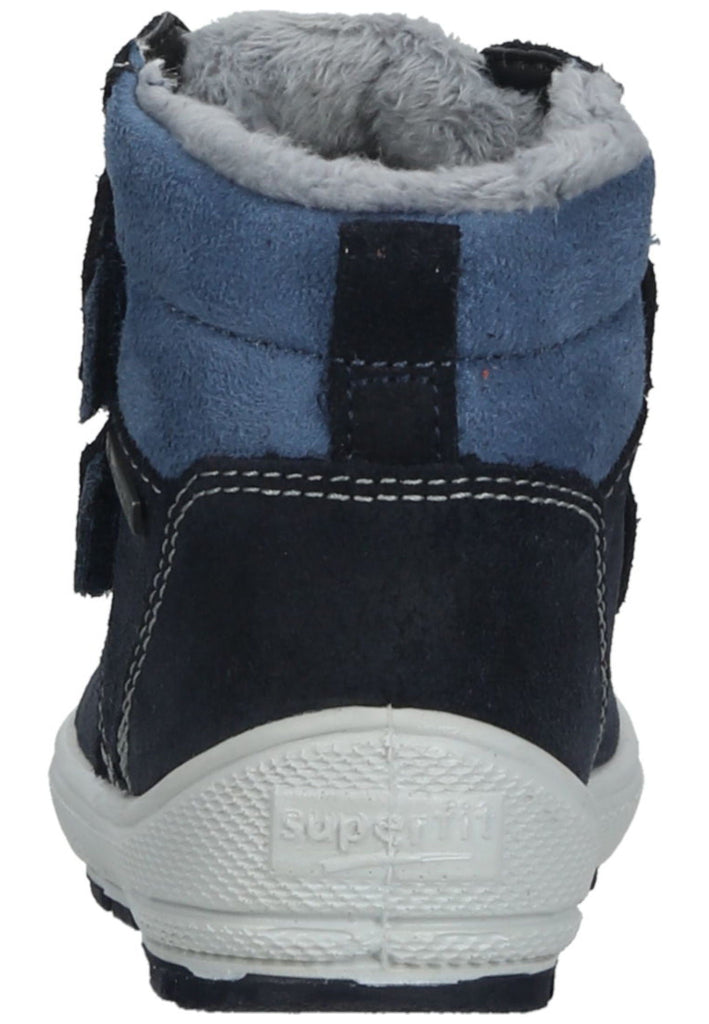 Superfit Stiefel Veloursleder Blau Warmfutter