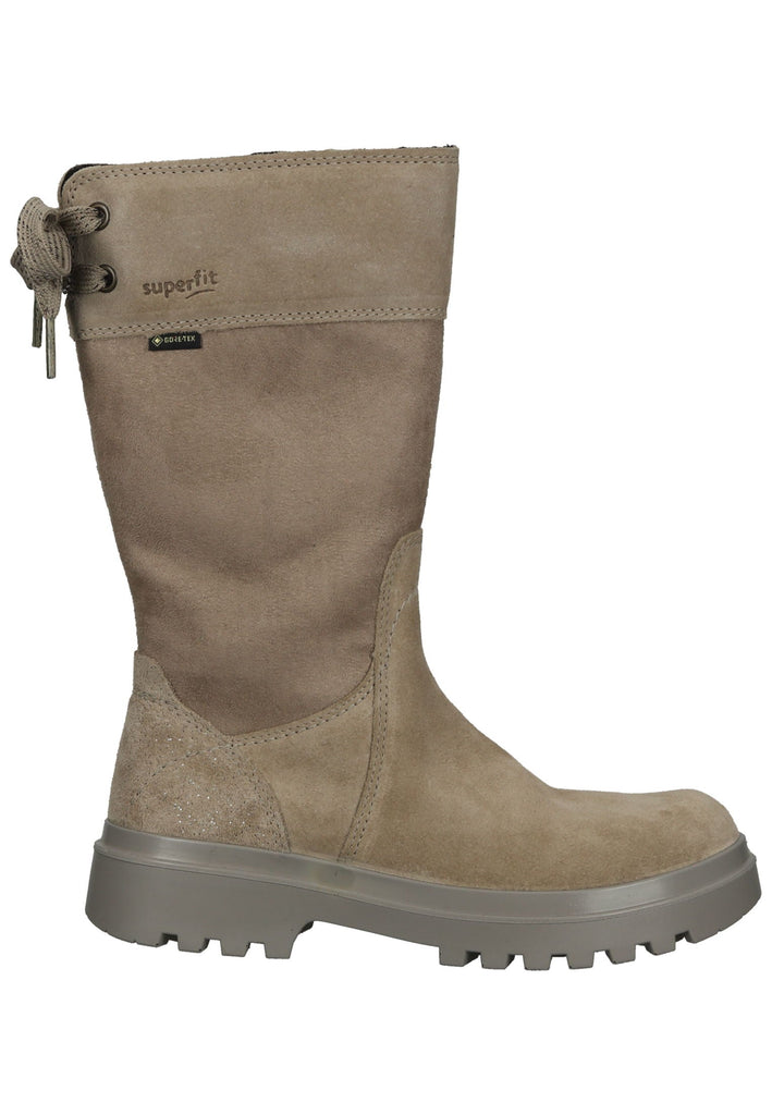 Superfit Stiefel Veloursleder/Textil Beige