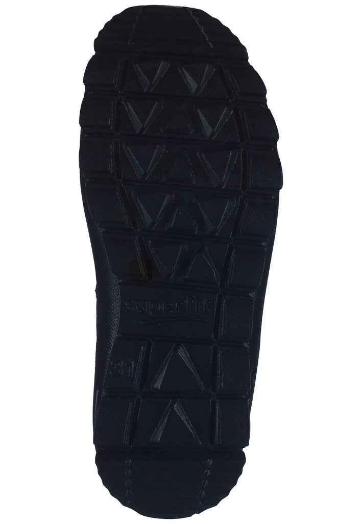 Superfit Stiefel Veloursleder/Textil Blau Warmfutter