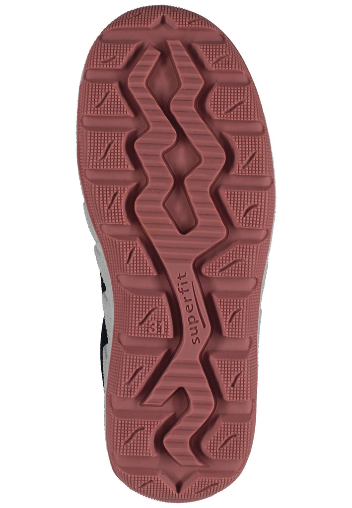 Superfit Stiefel Veloursleder/Textil Blau Warmfutter