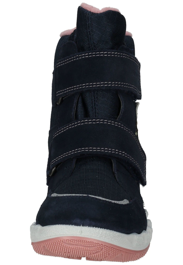 Superfit Stiefel Veloursleder/Textil Blau Warmfutter