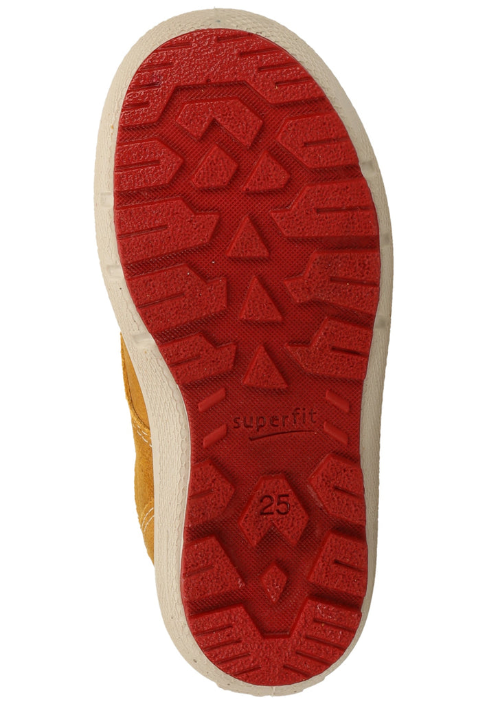 Superfit Stiefel Veloursleder/Textil Gelb Warmfutter