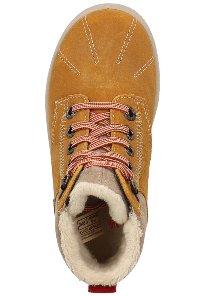 Superfit Stiefel Veloursleder/Textil Gelb Warmfutter