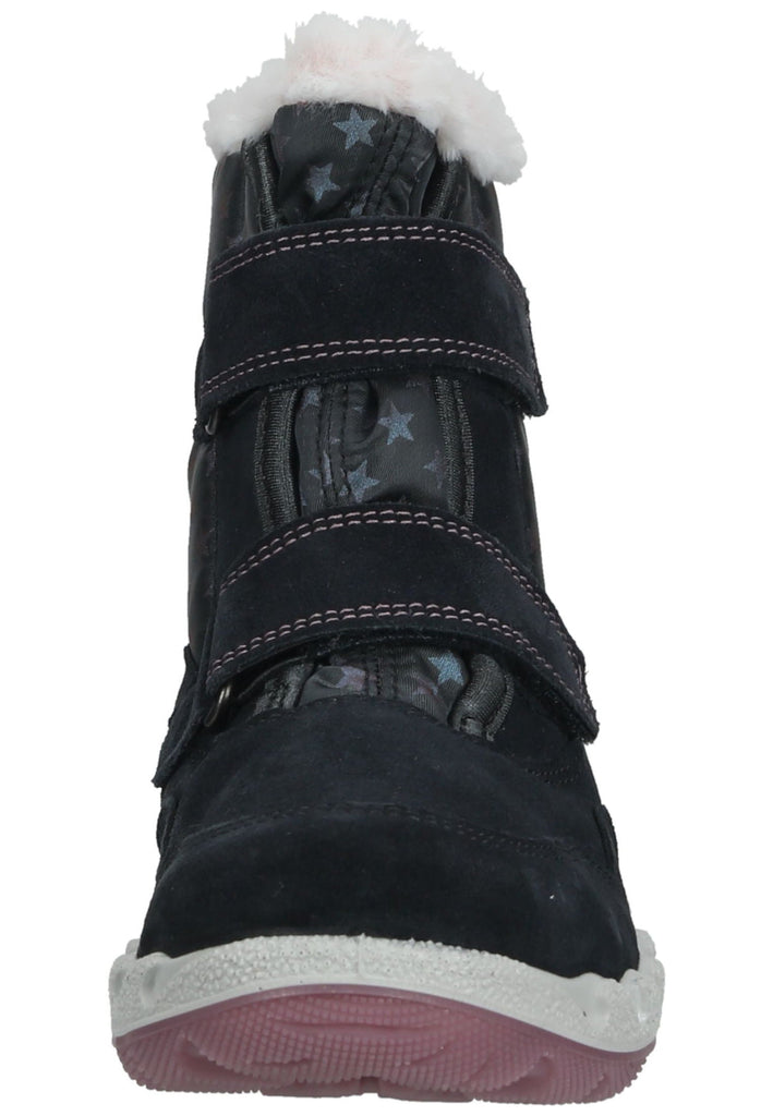 Superfit Stiefel Veloursleder/Textil Grau Warmfutter