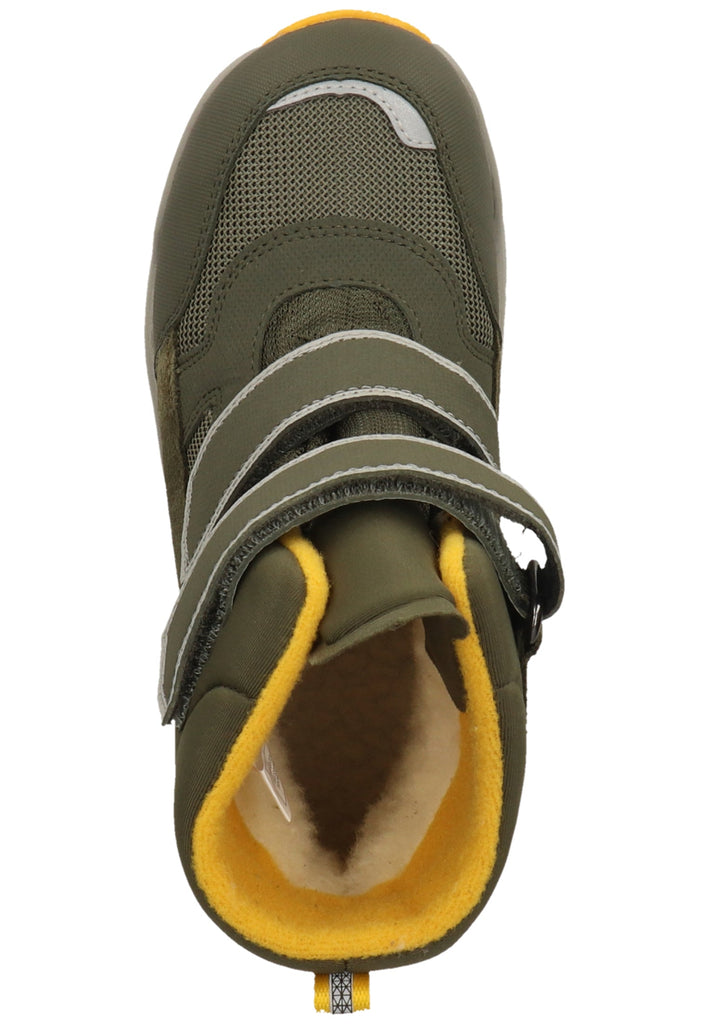 Superfit Stiefel Veloursleder/Textil Grün Warmfutter