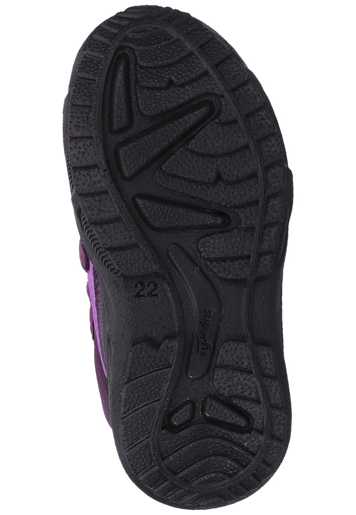 Superfit Stiefel Veloursleder/Textil Lila Warmfutter